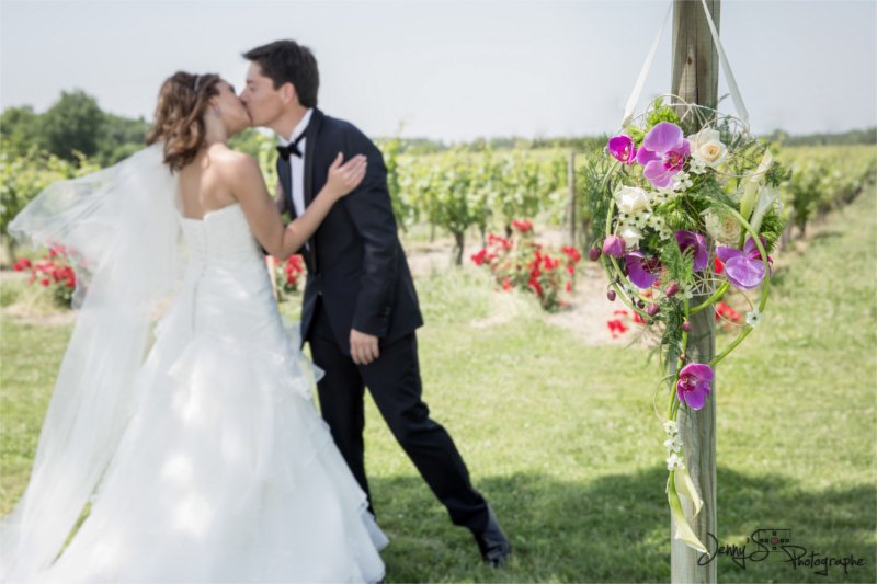 Mariage sur le thème des vignes - château Saint Louis (82)